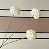 3 hortênsias artificiais de cristal com haste única, flores artificiais, grama pequena, crisântemos bola, bulbos de cebola, decoração de arranjo de flores para salão de casamento