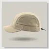 Popular Gorra de Béisbol de Secado Rápido con Visera Corta y Logo Personalizable, Sombrero de Sol Transpirable Unisex para Exteriores de Primavera y Verano