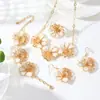 Pendientes de Flor con Goteo de Aceite Dulces de Verano, Frescos, Modernos, Sencillos, Personalizados, de Nicho, Pendientes de Alta Gama para Mujer