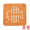 Casa Tapete Isolante de Desenho Animado de Madeira Tapete de Mesa de Jantar Tapete Antiderrapante para Panela Tapete Criativo Fofo Porta-copos de Chá Tapete para Tigela Porta-copos