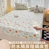 Protetor de colchão impermeável peça única para idosos e crianças, capa de cama à prova de urina, protetor de colchão à prova de sujeira de animais de estimação, capa de cama antiderrapante conjunto de três peças