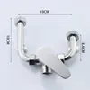 Acero inoxidable 304 calentador de agua eléctrico válvula en forma de U interruptor de cabezal de ducha de montaje abierto válvula mezcladora válvula mezcladora de calentador de agua venta al por mayor