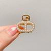 Horquilla de Perlas Clip para Flequillo Cabello Frontal Roto Clip Pequeño de Agarre Niña Verano Clip Pequeño Mini Horquilla Lateral Clip Superior