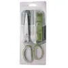Tijeras de Acero Inoxidable de Cinco Capas para Hierbas, Trituradora de Papel de Oficina Multipropósito, Tijeras para Cebolleta, Tijeras de Corte, Tijeras Multifuncionales
