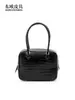 Bolso Pequeño de Cuero de Cocodrilo Siamés para Mujer, Bolso de Plumas de Moda, Bolso de Mano de Cuero Genuino para Mujer, Bolso Cruzado de Gran Capacidad para Mujer