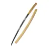Atacado para comércio exterior: Katana Shirasaya de madeira branca feita à mão, espada japonesa, conjunto de espadas samurai, sem fio