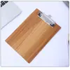 Portapapeles de Madera A4 Engrosado, Bloc para Carpeta Colgante, Clip para Tableta de Escritura A5, Clip de Tablero de Madera y Plástico, Portapapeles Portátil