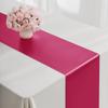 Toalha de mesa de cetim monocromática estilo nórdico, toalha de mesa de casamento, decoração de poliéster, cor sólida, cetim, toalha de mesa com borda cruzada