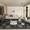 Alfombra Moderna Estilo Ins Oso Violento Sala de Estar Mesa de Centro Dormitorio Alfombra de Terciopelo de Cristal Completo Absorbe Agua, Antideslizante y Fácil de Limpiar