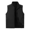 2507 Colete 2026 Novo Outono/Inverno Colete Espesso de Dupla Face para Homens Esportes ao Ar Livre Colete de Fleece