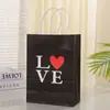 Bolsa de Regalo para el Día de San Valentín amor amor Bolsa de Papel Día de los Caídos Empaque de Joyería Bolsa Tote Al por Mayor