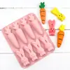 Do que 8 até molde de silicone para chocolate molde longo de gelo molde de bastão de moagem molde de coelho rabanete dedo