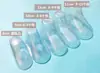Meias de suporte para sapato de bebê molde bebê bebê meias de lã de bebê suporte de sapato acessórios plásticos modelagem transparente modelo de PVC molde de pé