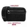 Nuevo Bolso de Hombro de Lona Versátil para Hombre, Bolso Cruzado Jacquard Bordado con Cremallera, Bolso Cruzado Versátil con Anillo