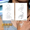 Tatuagem Adesiva Scorpion Magnólia Prateada Quente Homens À Prova D'água Duradoura Boca de Tigre Dorso da Mão Braço Celebridade da Internet Estilo Cool ins Europeu Americano