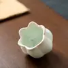 Queimador de Incenso de Cerâmica com Esmalte Cristalizado Suporte para Incenso Flor Suporte de Incenso Criativo para Interior Suporte para Varetas de Incenso Ornamento de Aromaterapia para Mesa Queimador de Incenso