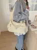 Bolsa de Grande Capacidade para Mulheres 2026 Nova Moda Casual Estilo Fresco Bolsa de Ombro Leve para Viagem de Curta Distância Bolsa Transversal