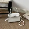Bolso de Hombro Cruzado de Lujo con Patrón de Cocodrilo, Nuevo Diseño de Moda de Verano 2026, de Nicho, Versátil, Elegante, Tipo Kelly