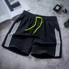 Pantalones Deportivos de Playa para Hombre de Verano, Fitness, Running, Secado Rápido, Tres Puntos, Pantalones Casuales para Casa, Pijama, Shorts de Atletismo de Tres Puntos