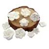 Flores de Arcilla Suave Flores Blancas Puras Accesorios para el Cabello de Novia DIY Tiara Joyería Diadema Accesorios Hechos a Mano Materiales