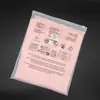 Nueva Versión en Stock: Bolsas con cierre hermético de advertencia Temu para empaquetar ropa interior y prendas de vestir, Bolsas con tira esmerilada de CPE, Uso transfronterizo