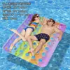 Nuevo producto transfronterizo: Sillón Inflable con Forma de Hoja Tropical, Cama Flotante Inflable, Entretenimiento para Piscina, Flotador Acuático Grueso para una Persona