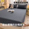Juego de sábanas bajeras 100% algodón para dormitorio de estudiante, juego de tres piezas de sábana bajera de algodón puro, protector de colchón para colchón Simmons, venta al por mayor