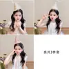 Noiva Doce Nova Renda Feliz Aniversário Malha Estilo Ins Laço Presilha Adorno de Cabeça Mechas Grampo de Cabelo Acessórios de Cabelo