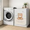 Capa para Máquina de Lavar Roupa de Tambor Feitao Capa Impermeável com Proteção Solar Tecido Automática Completa Little Swan Guarda-Sol Universal Cobertura de Banheiro contra Poeira