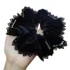 Diadema Dolan Original Hecha a Mano No Coreana Dongdaemun Estilo Coreano Terciopelo Encaje Banda Elástica Anillo Súper Grande de Intestino