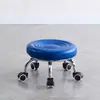 Cadeira de chão para limpeza doméstica com rodas, banqueta giratória para trabalho de beleza, banqueta baixa, banqueta rotativa para manicure e pedicure, banqueta redonda para auxiliar crianças pequenas, fábrica