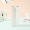 Nueva taza térmica compacta de color sólido con colador de té, taza infusora de té de acero inoxidable 316, taza de bolsillo portátil para viajes, venta al por mayor
