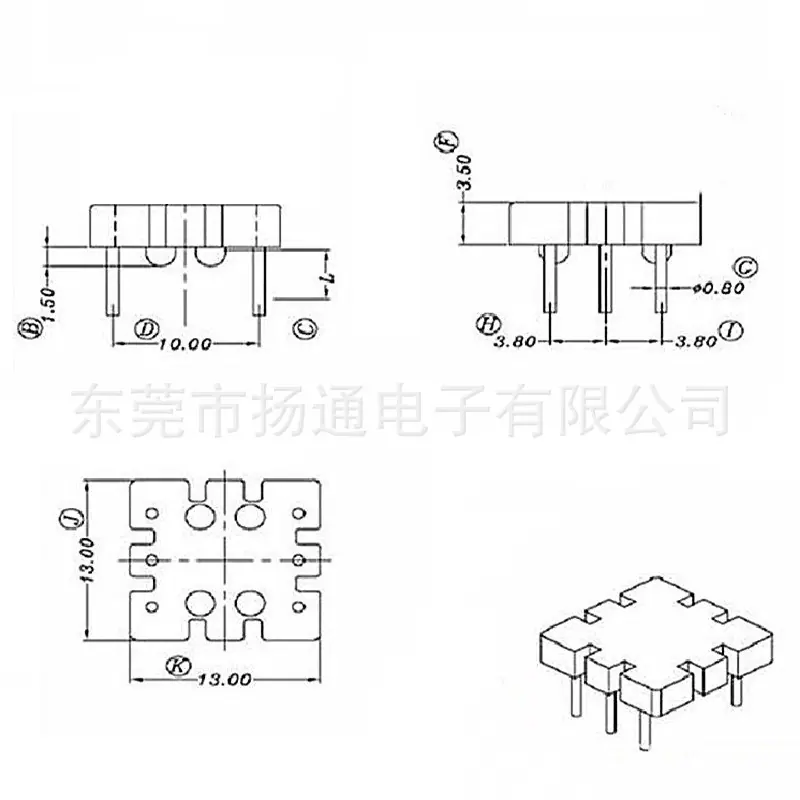 不带凸点
