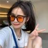 Gafas de sol de arroz nuevas transfronterizas para mujer, de alta gama, para cara pequeña,网红 de marco grande, anti-ultravioleta, venta al por mayor