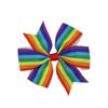 Amazon Hot Supply Gradient Rainbow Ribbon Bow Princesa Baby Head Flower Decoração Acessórios Acessórios