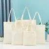 Bolsas de Tela de Algodón en Stock, Bolsas de Lienzo Lisas para Estudiantes, Bolsas de Tela Publicitarias Hechas a Medida, Bolsas de Algodón con Impresión de Logo
