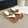 Chinelos Anaya~O mesmo estilo para caseiros, salto plataforma de 5cm, novo modelo de férias 2026, chinelos de dedo femininos