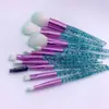 Kit de Pincéis de Maquiagem Sombra Blush Pó Solto Iluminador Contorno Base Lábios Ferramentas de Beleza Conjunto Completo