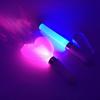 Bastão de Luz em Forma de Coração Ventilador de Concerto Interativo para Animação Controle Remoto Bastão de Luz Suporte para Impressão de Logo
