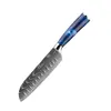 Juego de Cuchillos de Chef para Venta al por Mayor en Amazon Transfronterizo, Cuchillo Santoku para Rebanar Frutas, Cuchillo de Cocina Multiusos para Deshuesar, Juego de Cuchillos de 10 Piezas