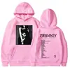 [Código Europeu Transfronteiriço] Blusa com Capuz Hip Hop do Álbum Musical Trilogy do The Weeknd