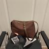 Bolso Tote Nuevo Estilo Perezoso de Gamuza Cuero Genuino Mate para Viaje de Negocios Gran Capacidad Bolso de Mujer Hombro Único Cruzado Bolso de Axila