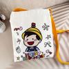 Bolsa de lona de regalo para niños, bolsa de mano de cumpleaños, bolsa de regalo para estudiantes de jardín de infantes, dibujos animados lindos