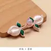 Botão de Prato Cheongsam Hengmeihe Novo Chinoiserie Botão de Flor Lilás Estilo Nacional Tecido à Mão Botão Decorativo de Tira Rígida da Dinastia Han