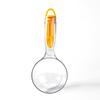 Cuchara para Mascotas Tres en Uno Cuchara para Comida de Gato y Perro Alimentador Cuantitativo de Cantidad Controlada Cuchara Transparente Simple Multifuncional con Pinza Selladora