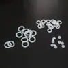 0.8-20mm de Grosor Cartílago de la Oreja Tapón para la Oreja Accesorios Anti-Fricción Plástico Transparente Anillo de Goma Tornillos para la Oreja Tornillos para la Nariz Anillos de Fijación para Cartílago de la Oreja