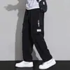 Pantalones de trabajo para hombre primavera otoño invierno estilo nuevo punk guapo moderno versátil casual deportivo marca de moda pierna recta con felpa pantalones largos