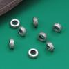 Plata de ley S925 plata tailandesa retro anillo corredizo espaciador accesorios espaciador retro DIY material de cuentas hechas a mano joyería al por mayor