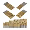 Brocas helicoidales de acero de alta velocidad para taladros eléctricos y amoladoras, vástago recto, acero inoxidable, juego de brocas recubiertas de titanio 1 mm ~ 3 mm