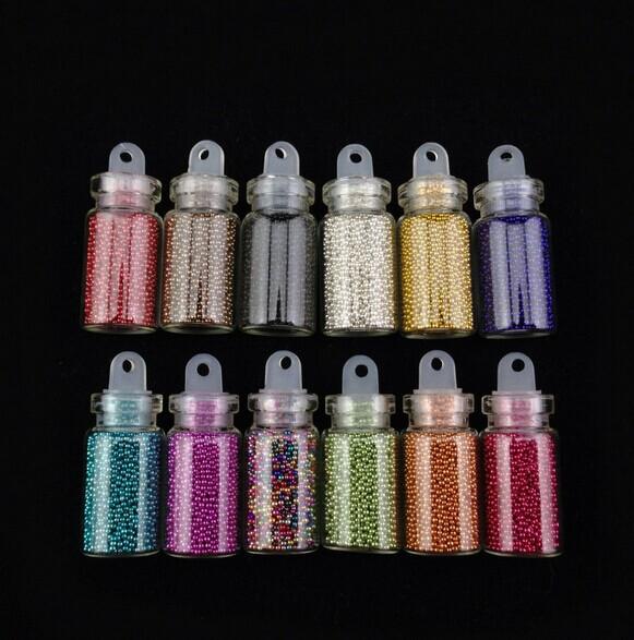 bin bottle caviar bead